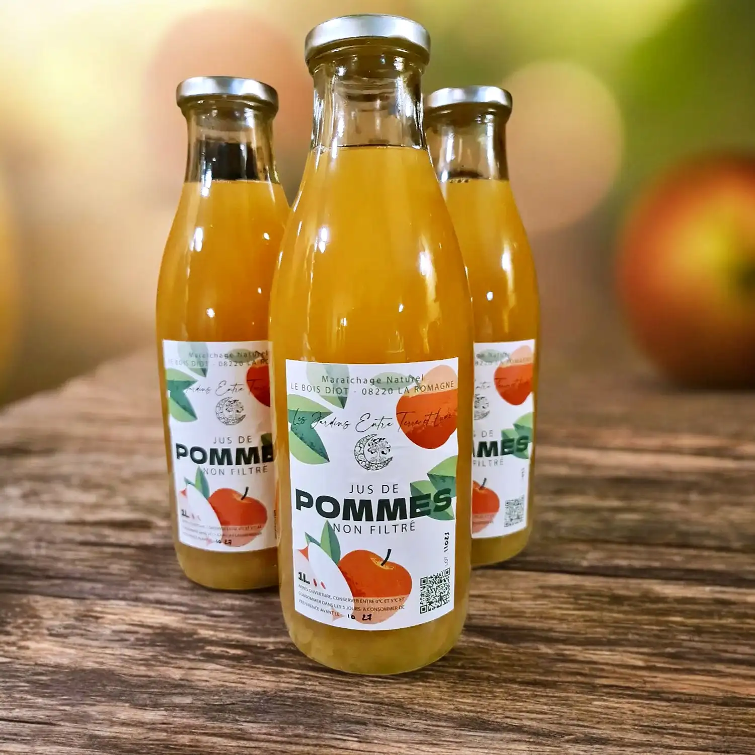 Jus de Pommes non filtré